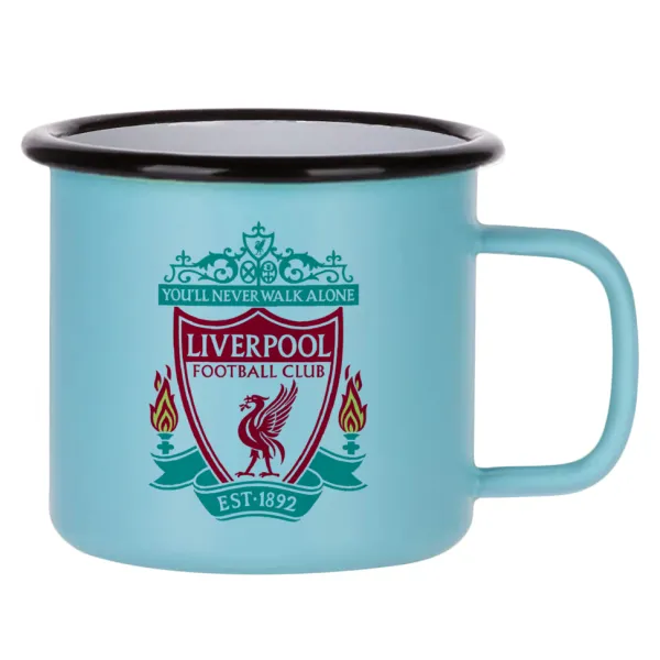 Liverpool — Κούπα Μεταλλική εμαγιέ ΜΑΤ σιέλ 360ml