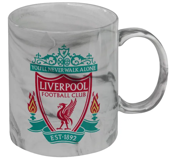 Liverpool — Κούπα κεραμική, marble style (μάρμαρο), 330ml