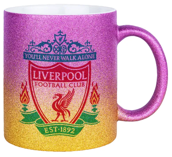 Liverpool — Κούπα Χρυσή/Ροζ Glitter, κεραμική, 330ml