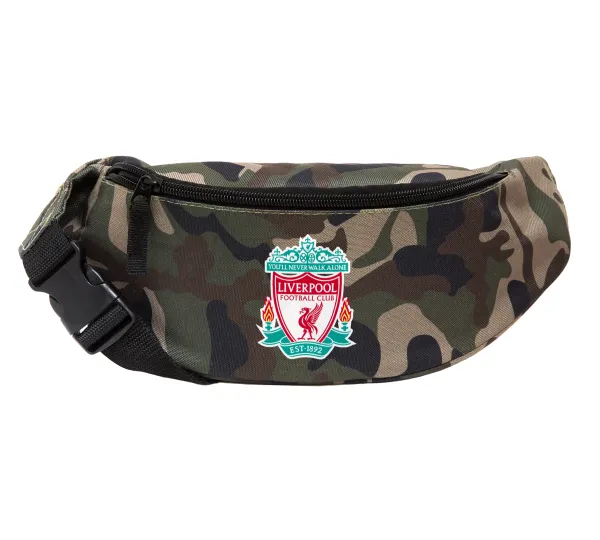 Liverpool — Unisex waist bag (banana) in Jungle camouflage color with 2 pockets