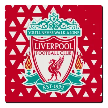 Liverpool, Τετράγωνο μαγνητάκι ξύλινο 6x6cm