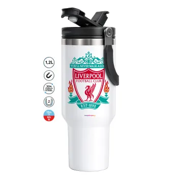 Liverpool, Mega Tumbler με καπάκι, διπλού τοιχώματος (θερμό) 1,2L