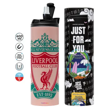Liverpool, Tumbler stainless steel PINK 600ml