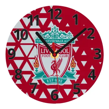 Liverpool, Ρολόι τοίχου γυάλινο (20cm)