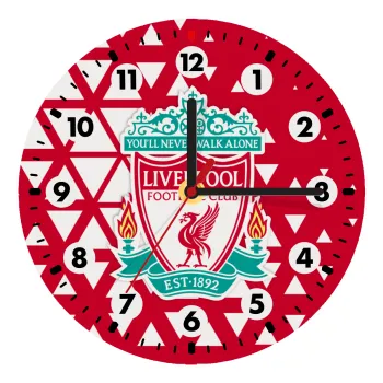 Liverpool, Wooden wall clock (20cm)