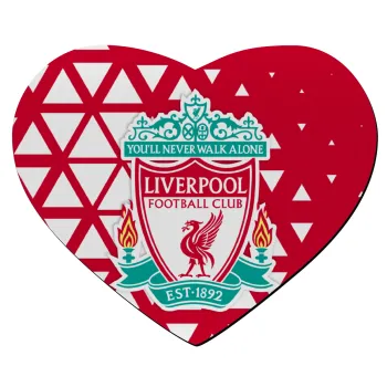 Liverpool, Mousepad καρδιά 23x20cm