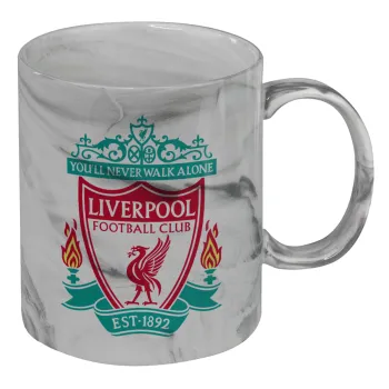 Liverpool, Mug ceramic marble style, 330ml
