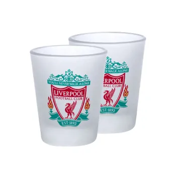 Liverpool, Σφηνοπότηρα γυάλινα 45ml του πάγου (2 τεμάχια)