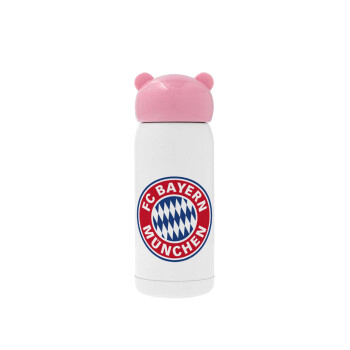 FC Bayern Munich, Ροζ ανοξείδωτο παγούρι θερμό (Stainless steel), 320ml