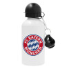 FC Bayern Munich, Μεταλλικό παγούρι ποδηλάτου, Λευκό, αλουμινίου 500ml