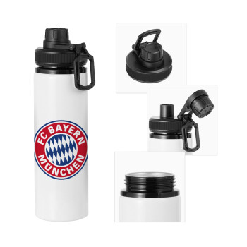 FC Bayern Munich, Μεταλλικό παγούρι νερού με καπάκι ασφαλείας, αλουμινίου 850ml