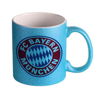 FC Bayern Munich, Κούπα Σιέλ Glitter που γυαλίζει, κεραμική, 330ml