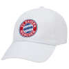 FC Bayern Munich, Καπέλο ενηλίκων Jockey Λευκό (snapback, 5-φύλλο, unisex)