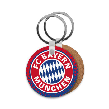 FC Bayern Munich, Μπρελόκ Ξύλινο στρογγυλό MDF Φ5cm