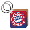 FC Bayern Munich, Μπρελόκ Ξύλινο τετράγωνο MDF 5cm (3mm πάχος)