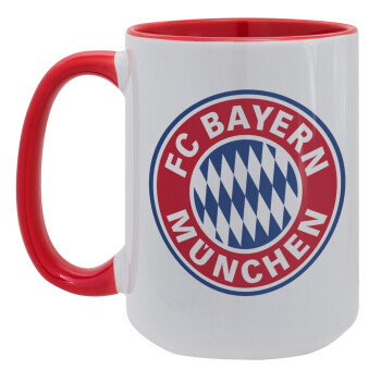 FC Bayern Munich, Κούπα Mega 15oz, κεραμική Κόκκινη, 450ml