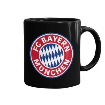 FC Bayern Munich, Mug black, ceramic, 330ml