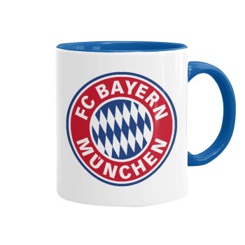 FC Bayern Munich, Κούπα χρωματιστή μπλε, κεραμική, 330ml