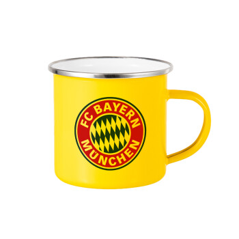 FC Bayern Munich, Κούπα Μεταλλική εμαγιέ Κίτρινη 360ml