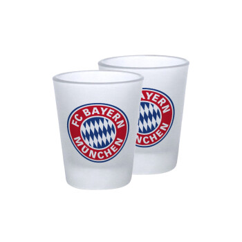 FC Bayern Munich, Σφηνοπότηρα γυάλινα 45ml του πάγου (2 τεμάχια)