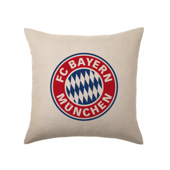 FC Bayern Munich, Μαξιλάρι καναπέ ΛΙΝΟ 40x40cm περιέχεται το  γέμισμα