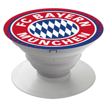 FC Bayern Munich, Phone Holders Stand  White Hand-held Mobile Phone Holder