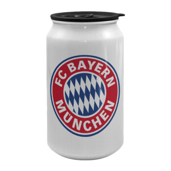 FC Bayern Munich, Κούπα ταξιδιού μεταλλική με καπάκι (tin-can) 500ml