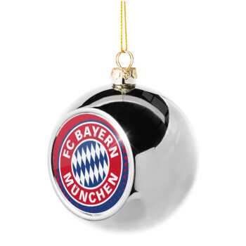 FC Bayern Munich, Χριστουγεννιάτικη μπάλα δένδρου Ασημένια 8cm