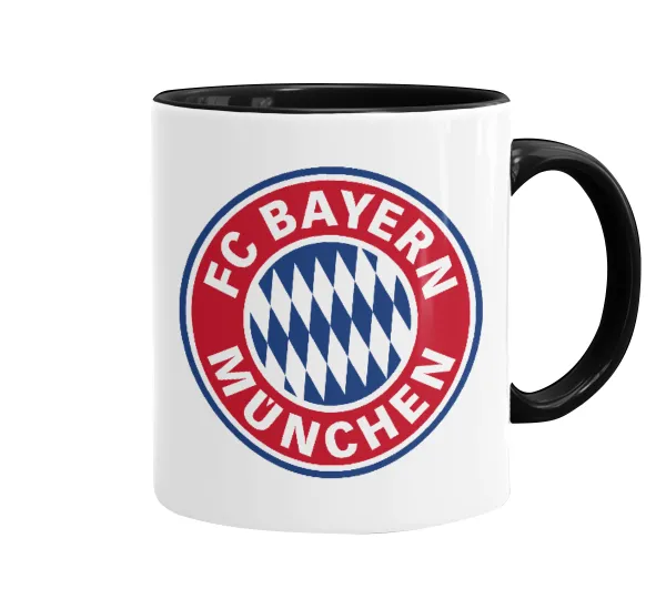 FC Bayern Munich — Κούπα χρωματιστή μαύρη, κεραμική, 330ml