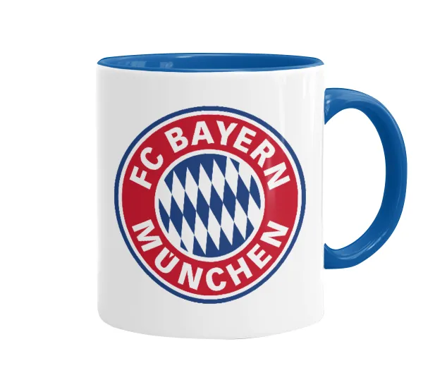 FC Bayern Munich — Κούπα χρωματιστή μπλε, κεραμική, 330ml