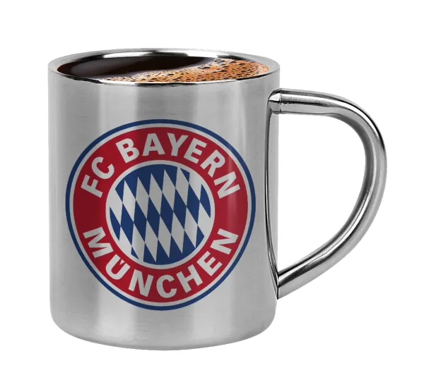 FC Bayern Munich — Double-wall metal cup for espresso (220ml)