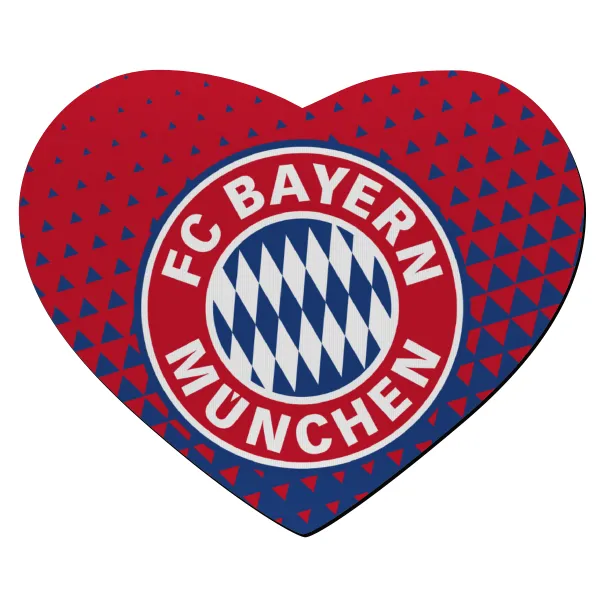 FC Bayern Munich — Mousepad καρδιά 23x20cm