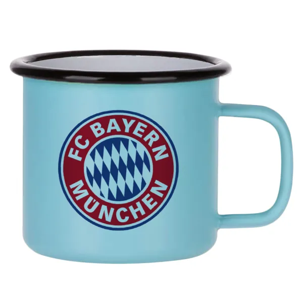 FC Bayern Munich — Κούπα Μεταλλική εμαγιέ ΜΑΤ σιέλ 360ml