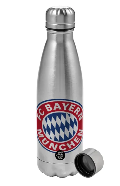 FC Bayern Munich — Μεταλλικό παγούρι νερού, ανοξείδωτο ατσάλι, 750ml
