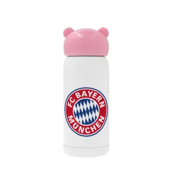 FC Bayern Munich, Pink stainless steel thermal flask, 320ml