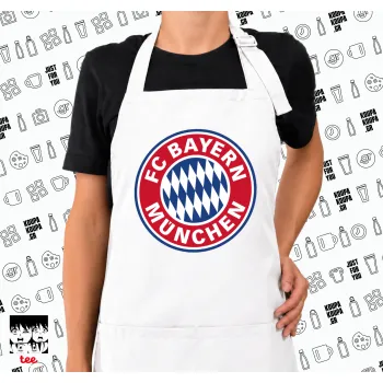 FC Bayern Munich, Ποδιά μακριά Σεφ ολόσωμη με τσέπες white (ΕΝΗΛΙΚΩΝ)