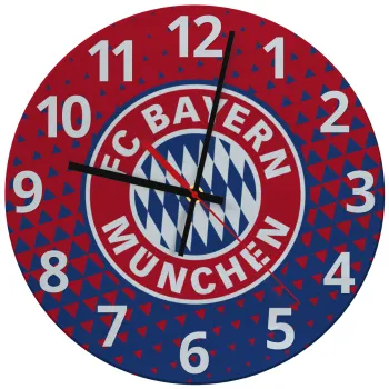 FC Bayern Munich, Ρολόι τοίχου γυάλινο (30cm)