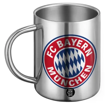 FC Bayern Munich, Ανοξείδωτη Μεταλλική Κούπα 450ml - Διπλού Τοιχώματος