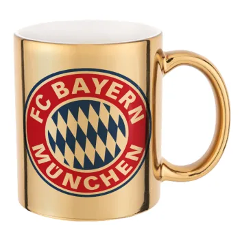 FC Bayern Munich, Κούπα κεραμική, χρυσή καθρέπτης, 330ml