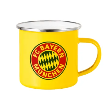 FC Bayern Munich, Yellow Enamel Metallic Cup 360ml