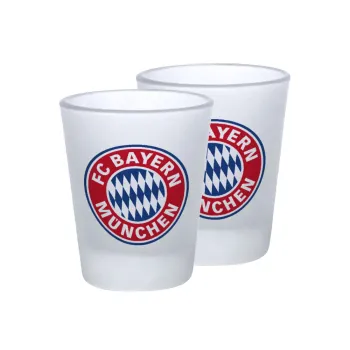 FC Bayern Munich, Σφηνοπότηρα γυάλινα 45ml του πάγου (2 τεμάχια)
