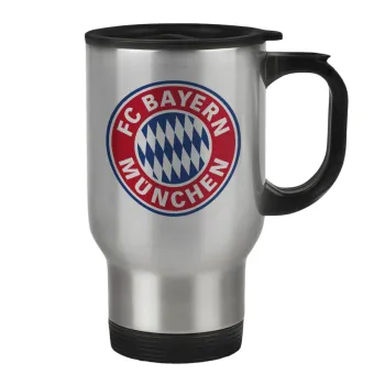 FC Bayern Munich, Stainless steel travel mug with lid, double wall 450ml