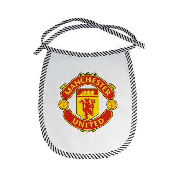 Manchester United F.C., Σαλιάρα μωρού αλέκιαστη με κορδόνι Μαύρη