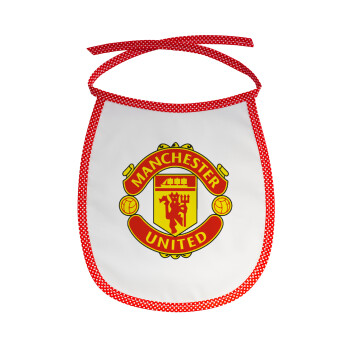 Manchester United F.C., Σαλιάρα μωρού αλέκιαστη με κορδόνι Κόκκινη