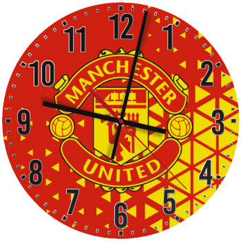 Manchester United F.C., Ρολόι τοίχου ξύλινο (30cm)