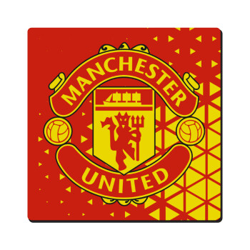 Manchester United F.C., Τετράγωνο μαγνητάκι ξύλινο 6x6cm