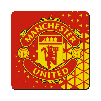 Manchester United F.C., Τετράγωνο μαγνητάκι ξύλινο 9x9cm