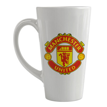 Manchester United F.C., Κούπα κωνική Latte Μεγάλη, κεραμική, 450ml