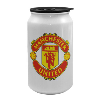 Manchester United F.C., Κούπα ταξιδιού μεταλλική με καπάκι (tin-can) 500ml