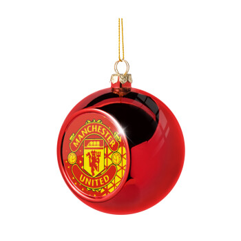 Manchester United F.C., Christmas tree ball Red 8cm